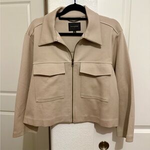 NWOT Banana Republic Tan Cropped Jacket